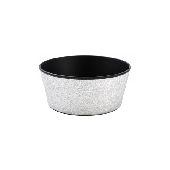 Coupe ronde - Ø24*10,5cm - Argent Brillant