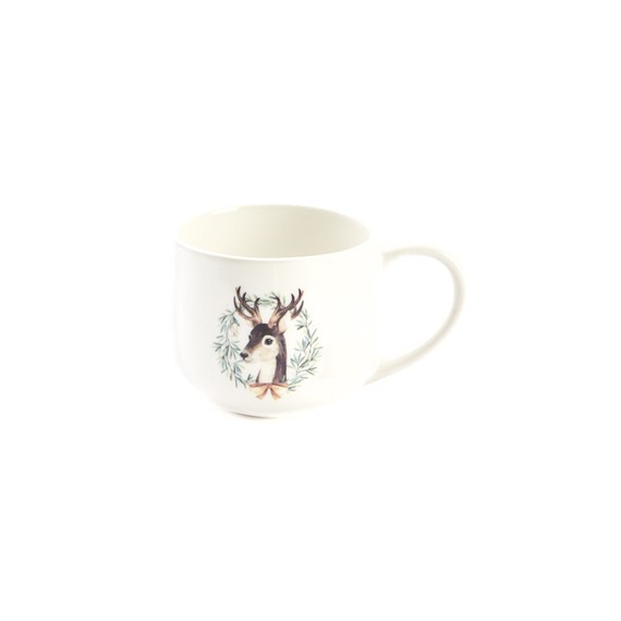 Mug Médaillon renne - Ø9*8cm