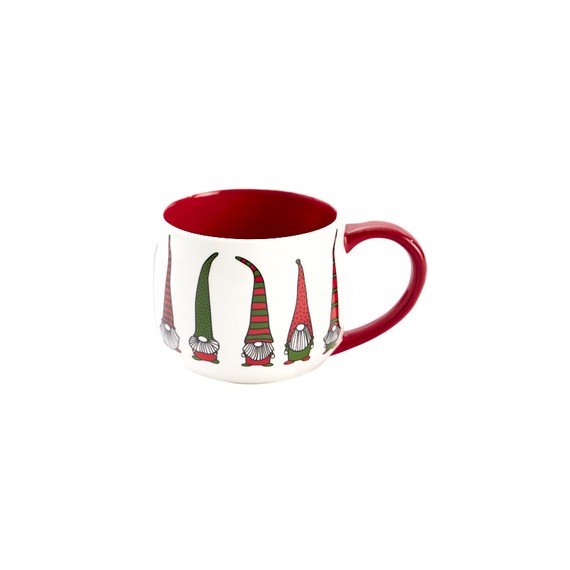 Mug gnomes rouges et verts - Ø9*8cm