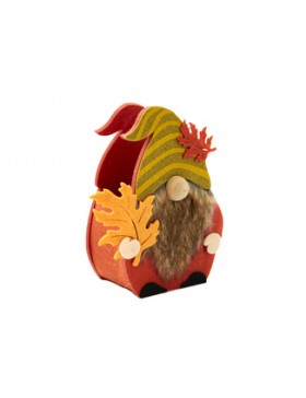 Panier Feutre gnome orange - 16*8*19,5cm