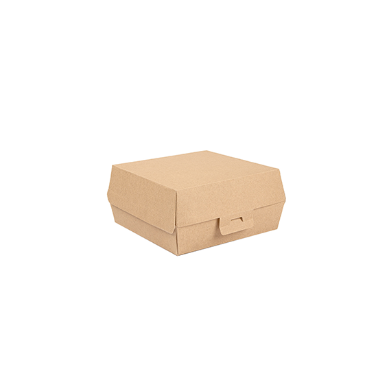 Box Hamburger XL 'ThePack' - 17,6*16,8*7,8cm - Kraft brun