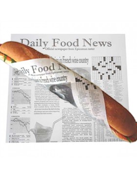 FEUILLE INGRAISSABLE WRAPS 31*28,5cm Daily Food News