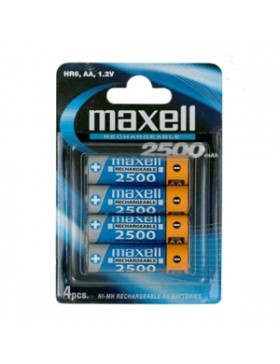 PILE MAXELL RECHARGEABLE Ni-Mh 2500mAh HR06-AA