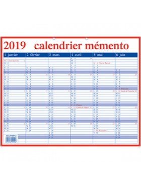 CALENDRIER-MEMENTO 33*42cm FRANCAIS 2025 avec Saints