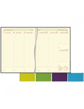 AGENDA AURORA SEMAINIER 17*22cm COLOR 2025