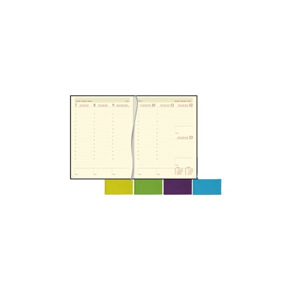 AGENDA AURORA SEMAINIER 17*22cm COLOR 2025