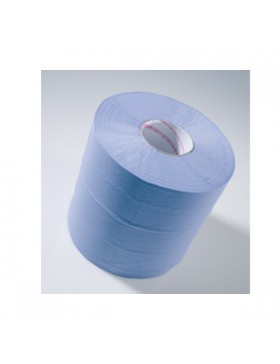 PAPIER ESSUYAGE MAXIROL BLEU 26cm*175m 3 ÉP HACCP