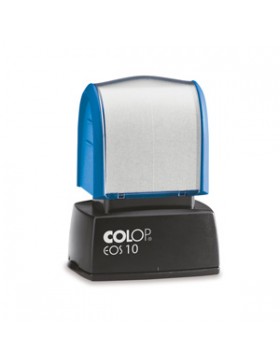 CACHET COLOP EOS 10 BLEU 27*12mm - Max 3 lignes