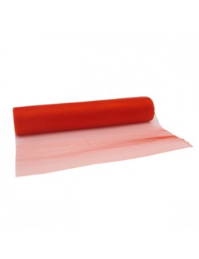 Chemin de Table 'Organza' 280mm * 10m - Rouge