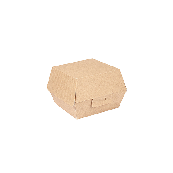 Box Hamburger 'ThePack' - 14,4*13,6*9,2cm - Kraft brun