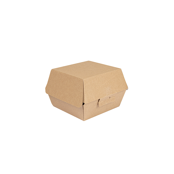 Box Hamburger 'ThePack' - 13*12,5*9cm - Kraft brun