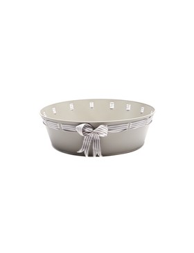 COUPE ZINC Ø35*10.5cm GRIS + NOUD LIGNÉ