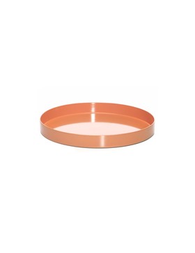 Plateau rond Orange Mat - Ø27*3cm