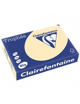 PAPIER A4 CLAIREFONTAINE TROPHÉE 80g/m² CHAMOIS