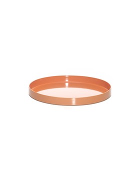 Plateau rond Orange Mat - Ø36*2.5cm