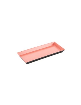 Plateau rectangle orange clair - 43.5*13*2cm