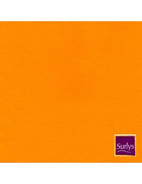 SERV. SURLYS GAUFFRÉE 25*25cm MANDARINE