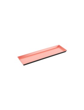 Plateau rectangle orange clair - 27*12*2cm