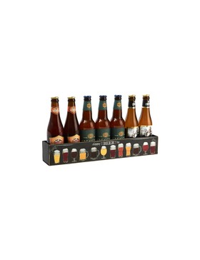 Caisse bois 'Type Of Beer' - 7btls PILLS - 44*7.5*7cm