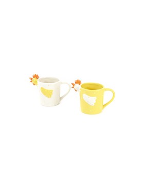 Mug 'Poule Yelena' blanc ou jaune - Ø9*9.5cm