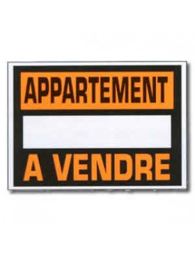 AFFICHE 'Appartement à vendre' 27*36cm FLUO