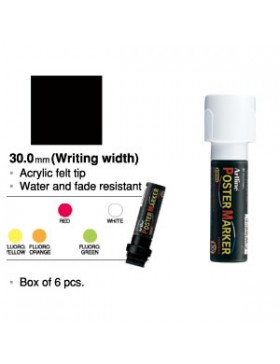 MARQUEUR ARTLINE TEMPERA 30mm BLANC