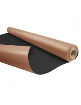 Bobine cadeau réversible Kraft 0,79*40m 60g/m² - Bronze/Black