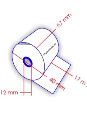 ROULEAU MACHINE THERM. la 57mm Ø40mm 48gr