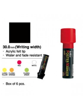 MARQUEUR ARTLINE TEMPERA 30mm ROUGE