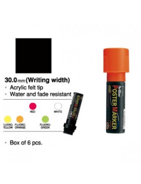 MARQUEUR ARTLINE TEMPERA 30mm ORANGE FLUO