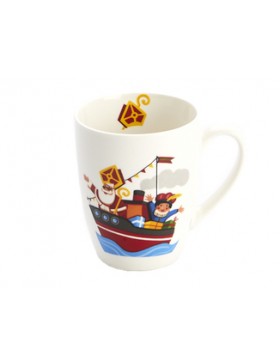 Mug Saint-Nicolas Ø8*10cm - Saint-nicolas sur Bateau