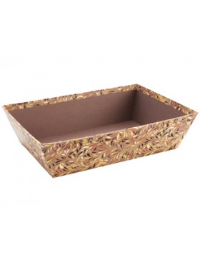 Panier carton rect. 28*19*7cm - Feuilles d'Automne