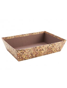 Panier carton rect. 32*22,5*8cm - Feuilles d'Automne