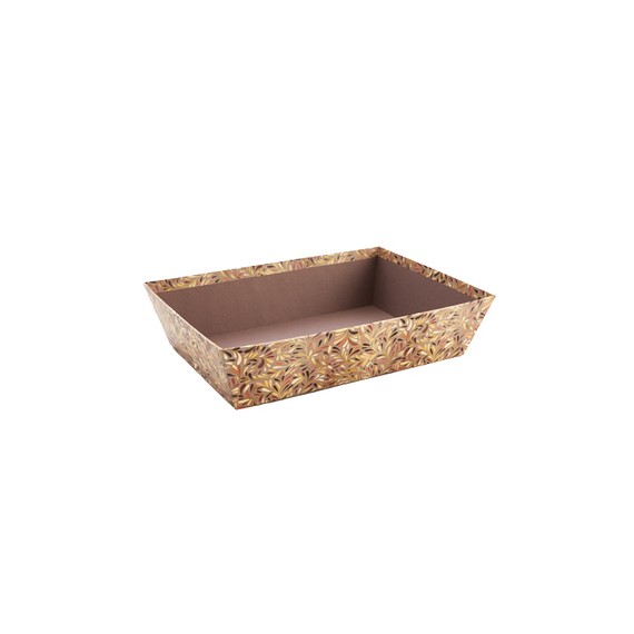 Panier carton rect. 32*22,5*8cm - Feuilles d'Automne