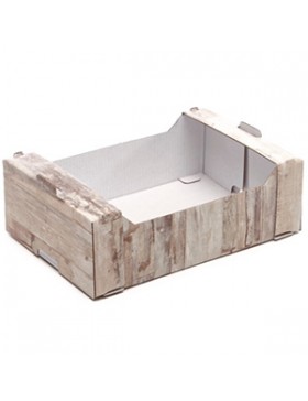 CAGEOT CARTON RECT 24*16*8cm WOOD