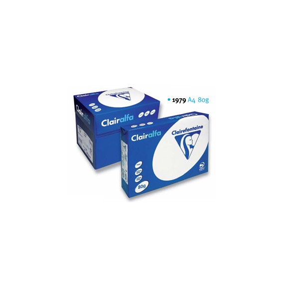 PAPIER A4 CLAIREFONTAINE CLAIRALFA 80g/m² - 171cie - PEFC ECOLABEL