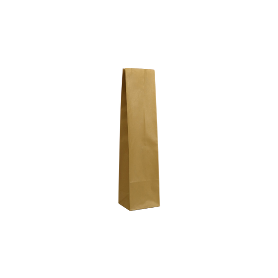 Sac bouteille + Fond 10*41+8cm Kraft Or