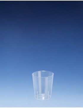 VERRE ø37mm - 20cc PP - alcool - Réutilisable