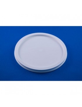 POT AVAMOPLAST PP ø115mm plat blanc couvercle PE