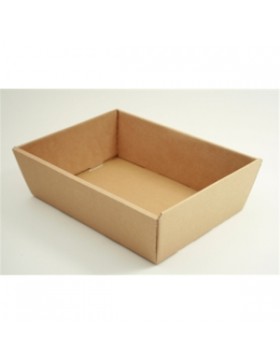 Panier carton rectangle Kraft - 32*25*10cm