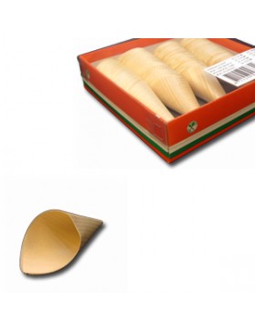 LUNCHSET CORNET EN BOIS Ø30*60/85mm