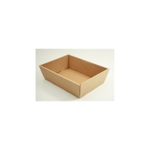 Panier carton rectangle Kraft - 32*25*10cm