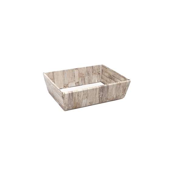 Panier carton rectangle 'Wood' - 32*25*10cm