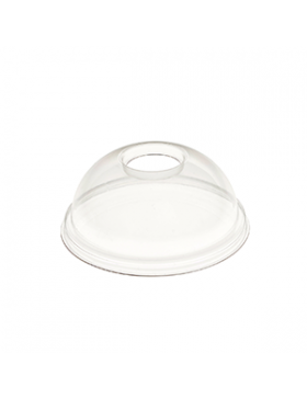 Couvercle dome troué pour gobelet 300, 400, 500ml - Ø95mm