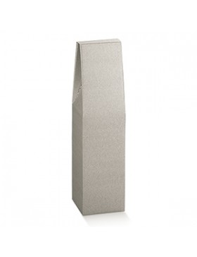 BOITE POUR 1 btl 90*90*370mm LINEA GRIS