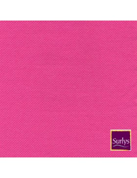 SERV. SURLYS GAUFFRÉE 25*25cm FUSCHIA