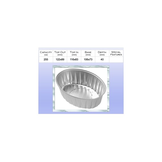 RAMEQUIN ALU OVAL RO251 122*89*40 mm 250cc