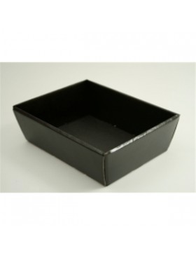 PANIER CARTON RECT 26*20*8cm NOIR