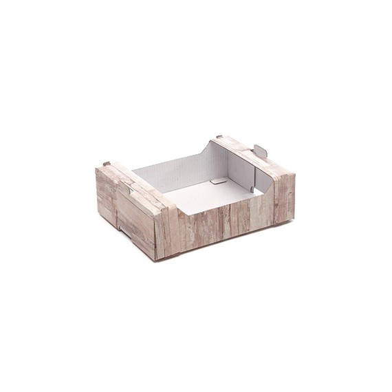 CAGEOT CARTON RECT 19*15*6cm WOOD