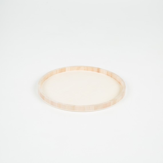 Plateau en bois rond Ø35*2cm